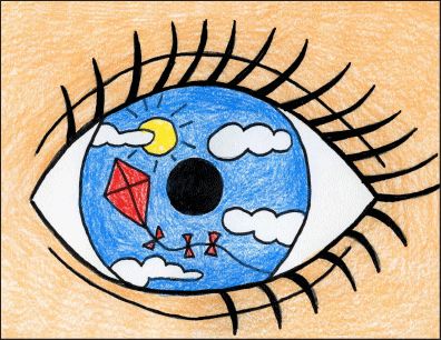 How to Draw an Eye · Art Projects for Kids Rene Magritte Art, Magritte Art, Draw An Eye, Surrealism Drawing, Windows Ideas, Classe D'art, Self Portrait Art, Drawing Kids, Art 2022