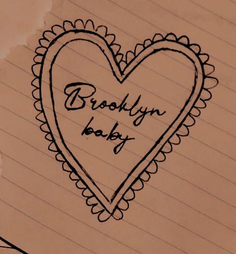 Brooklyn Baby Tattoo, Brooklyn Core Aesthetic, Brooklyn Baby Aesthetic, Brooklyn Core, Lyric Prompts, Slytherin Green, Lana Core, Baby Lyrics, Iphone Wallpaper Cat