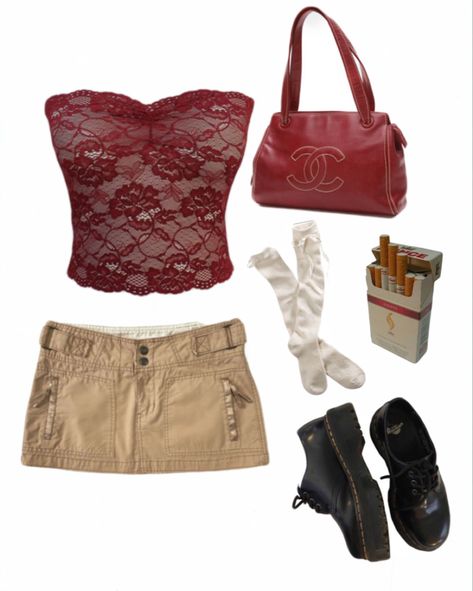 Outfit Png Y2k, Y2k Outfit Png, Y2k Polyvore, Goth Ootd, Americana Outfits, Mcbling Fashion, 2000s Clothes, Preformance Outfits, 2000s Outfits