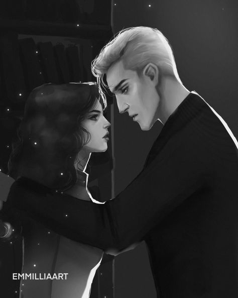 Без названия The Auction Dramione, Fanfic Dramione, Draco Hermione, Dramione Fan Art, Pansy Parkinson, Draco And Hermione, Girl With Brown Hair, Blonde Guys, Harry Potter Fan Art