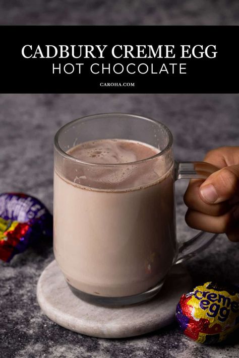 Easter Hot Chocolate, Chai Hot Chocolate, Hot Chocolate Desserts, Homemade Condensed Milk, Chai Spice Mix, Instant Pot Yogurt, Craving Chocolate, Cadbury Creme Egg, Twisted Tea