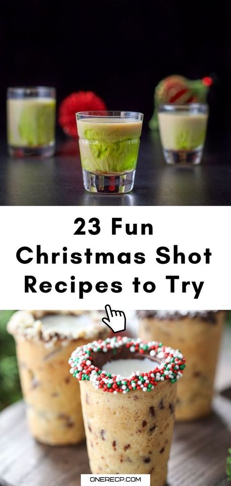 Add some cheer to your holiday parties with 23 fun Christmas shot recipes, blending festive flavors and vibrant colors. Visit our site for creative ideas that will delight your guests and make your celebrations unforgettable! Christmas Party Shots Holiday Drinks, Festive Shots Holiday Drinks, Layered Shots Alcohol, Shotcuterie Board Drinks, Bourbon Shots Recipes, Layered Shots Recipes, White Shots Alcohol, Dessert Shots Alcoholic, Fun Christmas Shots