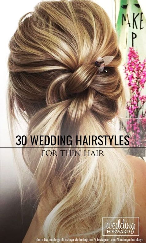 Long Fine Hair Wedding Styles, Bride Hairstyle For Fine Hair, Easy Wedding Hairstyles For Fine Hair, Special Hairstyles Ideas, Bridal Hairstyles For Thinning Hair, Formal Hairstyles For Thinning Hair, Updos For Long Fine Hair, Bridal Hairstyles For Thinner Hair, Fine Hair Bridesmaid Hairstyles