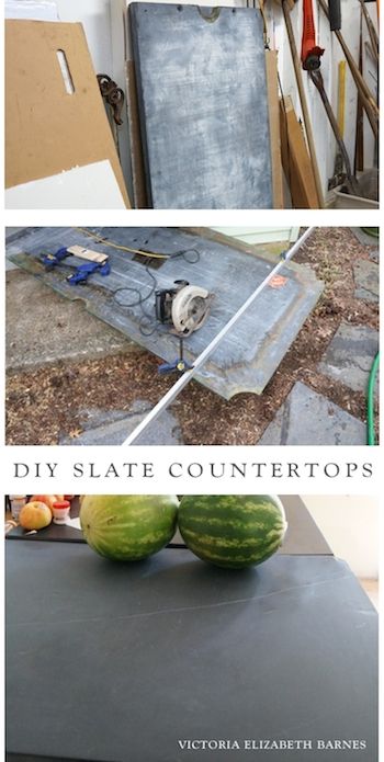 Diy Pool Table, Slate Countertop, Pool Table Slate, Old Victorian House, Antique Piano, Kitchen Design Diy, Kitchen Countertop Materials, Upcycled Projects, Kitchen Concepts