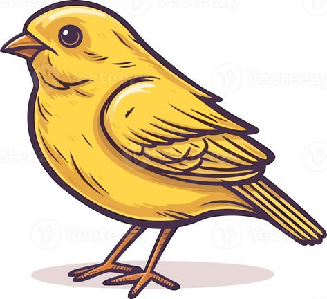 Cartoon Canary Illustration Canary Illustration, The Cartoon, Peppa Pig, Free Png, Dungeons And Dragons, Royalty, Royalty Free, Illustrations