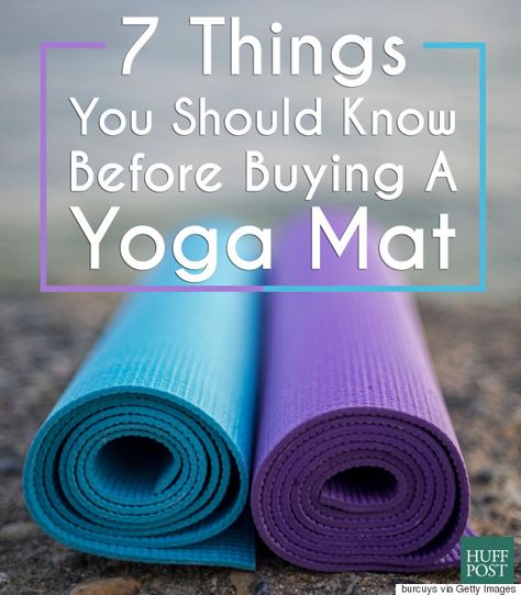 Here are the 7 things you should know before buying a yoga mat Acupressure Mat, Yoga Mats Best, Fitness Plan, Yoga Props, Yoga Iyengar, Chair Yoga, Yoga Gear, Yoga Equipment, Yoga Accessories