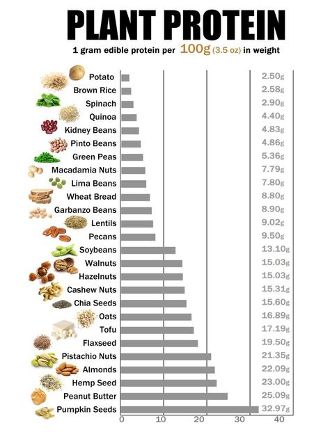 protein chart vegetable | Plant Protein Chart Pt.I Protein Chart, Protein Foods List, High Protein Vegetables, Protein Vegetables, Plant Proteins, Plant Based Meal Planning, Vegetarian Protein, Protein Rich Foods, Vegan Nutrition