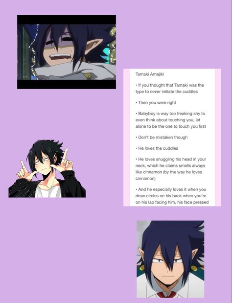 Tamaki As A Boyfriend, Tamaki Headcannons, Tamaki Headcanons, Tamaki Amajiki Headcanons, Anime Headcanons, Amajiki Tamaki, Boyfriend Scenarios, Head Cannons, Tamaki Amajiki