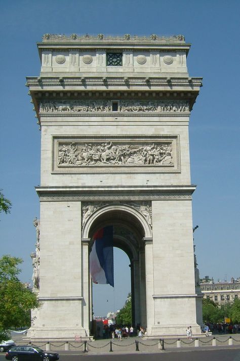 Arc De Triomphe- Paris, France George Washington Bridge, Board Design, Side View, Vacation Spots, Ferry Building San Francisco, Paris France, Places Ive Been, Siding, Paris