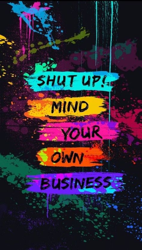 Brick Wallpaper Iphone, Wallpaper Brick, Really Cool Wallpapers, Mind Your Own Business, Inspirational Quotes Background, Android Wallpaper Art, Neon Quotes, Neon Words, Black And White Art Drawing