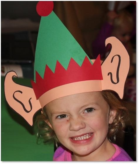 Christmas in the Classroom & Enjoying the Season Diy Elf Ears, Elf Headband, Origami Hat, Diy Elf, Christmas Extravaganza, Elf Hats, Christmas Party Hats, Polar Express Party, Ears Hat