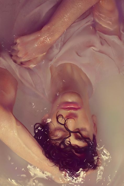 ArtStation - water, 1993meng L Bathtub Photography, Milk Bath Photography, Bath Photography, Photographie Portrait Inspiration, Man Photography, Men Photography, Male Photography, Shooting Photo, Creative Portraits