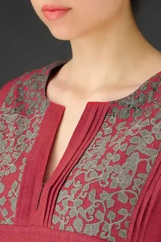 Top 50 Stylish And Trendy Kurti Neck Designs In 2023 Neckline Ideas, Gaun Koktail, Salwar Neck Designs, Kurta Patterns, Salwar Pattern, Churidar Designs, Neck Designs For Suits, Salwar Designs, Kurti Neck