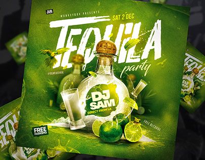 Tequila Party, Advertising Poster Design, Design Advertising, Graphic Design Advertising, Advertising Poster, Tequila, Adobe Photoshop, Poster Design, Photoshop