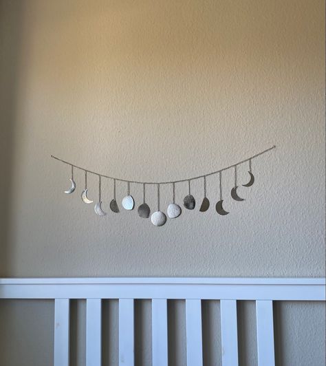 #moonphase #garland #decor #baseroots Moon Phase Garland, Moon Garland, Phases Of The Moon, Garland Decor, Moon Phases, The Moon, Moon, Wall Decor, Wall