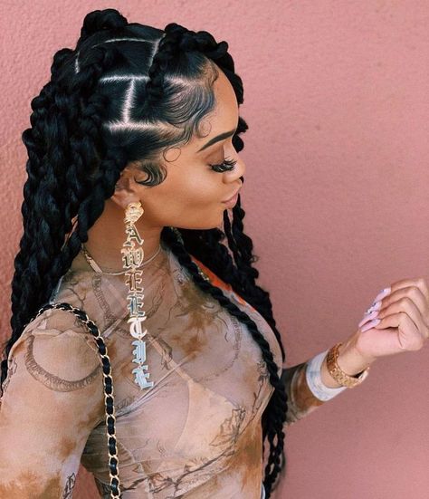 Senegalese Twist Hairstyles, Tree Braids, Goddess Braids Hairstyles, Cool Braid Hairstyles, Iggy Azalea, Girls Braids, Braids For Kids, Braided Hairstyles For Black Women, African Braids