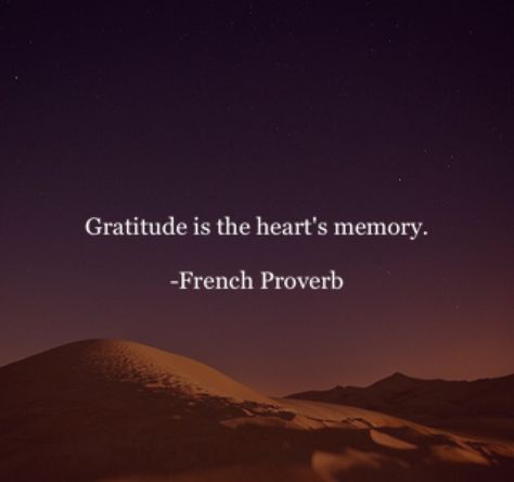 Gratitude is the heart's memory.  -French Proverb French Proverbs With Translation, Old Proverbs Quotes, Old Proverbs, French Proverbs, Reality Check Quotes, Proverbs 9:10 Wisdom, Proverbs 17:27-28, Proverbs Quotes, French Quotes