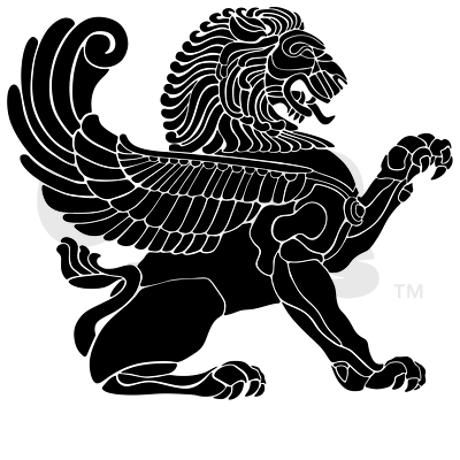 Persian Lion, Lion With Wings, Persian Tattoo, Filipino Tattoos, Marquesan Tattoos, Ancient Persia, Ancient Persian, Desenho Tattoo, Japanese Embroidery