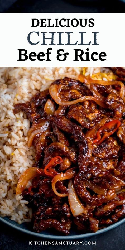 Chili Beef, Pasta Bread, Chicken Lunch Recipes, Sandwich Lunch, Bread Sandwich, Chicken Lunch, Beef Rice, Chinese Takeaway, Asian Beef