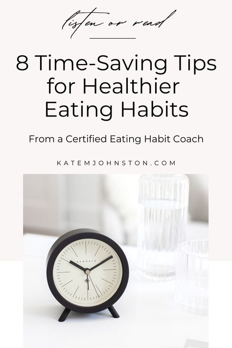 No matter the good intentions when it comes to having healthier eating habits, that feeling of lack of time or always feeling like you’re in a rush can lead to some “bad” eating habits for busy women. At the very least, it can set you up to have a tougher time reaching your eating habit or weight loss goals. So, I’m sharing 8 time-saving tips for healthier eating habits, that are so simple, you can start doing them today. Women In Healthcare, Health Tip Of The Day, Bad Eating Habits, Healthier Eating Habits, Healthy Living For Beginners, Start A Healthy Lifestyle, Wellness Topics, Ideas For Seniors, Healthy Relationship With Food