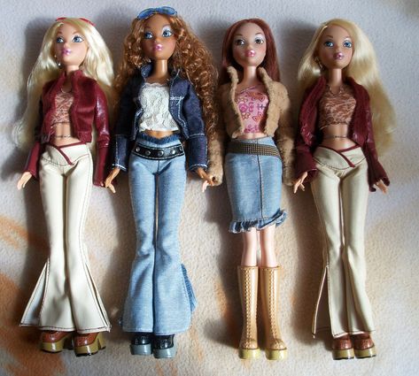 My Scene Collection - Original 2002 Still Hoping, Bratz Doll Outfits, Brat Doll, My Scene, 90s Inspired Outfits, Bratz Inspired Outfits, 00s Fashion, Doll Clothes Barbie, My My