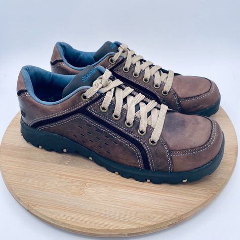 Vtg Y2K Sketchers Originals Shoes Womens 9 Brown Leather Square Toe Sketchers Shoes, Shoes Womens, Flat Shoes Women, Shoes Flats, Brown Leather, Heel Height, Shoe Accessories, Women Accessories, Women Shoes