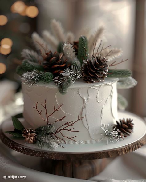 Winter Wedding Cakes That Perfect For Any Type Of Wedding Winter Wedding Cake Ideas December, Rustic Winter Wedding Cake, Christmas Wedding Cake Ideas, Winter Wedding Cupcakes, Wedding Cake Winter, Winter Wedding Cake Ideas, Wedding Cakes Designs, Winter Wedding Cakes, Christmas Wedding Cake