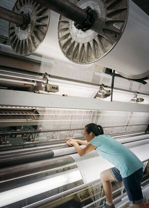 Made In USA: Textiles — CHRISTOPHER PAYNE Textile Factory, Garment Workers, Industrial Architecture, Industrial Photography, Textile Pattern Design, Textile Industry, Engineering Design, Textile Patterns, Manufacturing Process