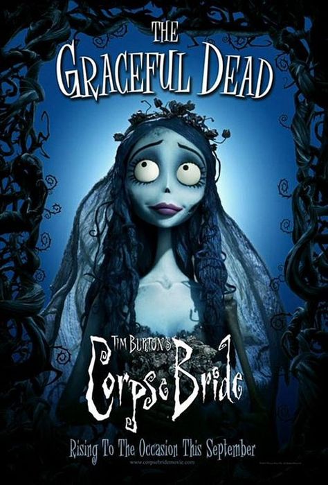 ... Tim Burton's Corpse Bride Poster #5 Corpse Bride Movie Poster, Corpse Bride Movie, Corpse Bride Art, The Corpse Bride, Emily Corpse Bride, Tim Burton Corpse Bride, Animated Movie Posters, Best Halloween Movies, Tim Burton Style