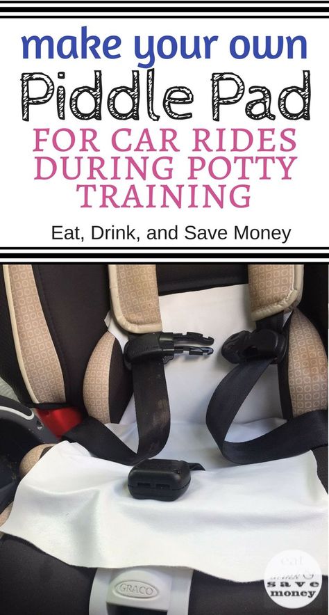 Make your own Piddle Pad for car rides during potty training. How to protect your car seat during potty training. Make traveling during potty training easy! Awesome potty training hack! Potty Training Stickers, Potty Training 101, Potty Training Help, Easy Potty Training, Best Potty, Travel Potty, Potty Training Girls, Toddler Potty, Potty Training Boys