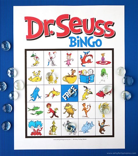 Dr Seuss Bingo, Dr Seuss Game, Dr Seuss Printables, Dr Seuss Preschool, Book Club Activities, Quirky Books, Dr Seuss Classroom, Dr Seuss Activities, Dr Seuss Crafts