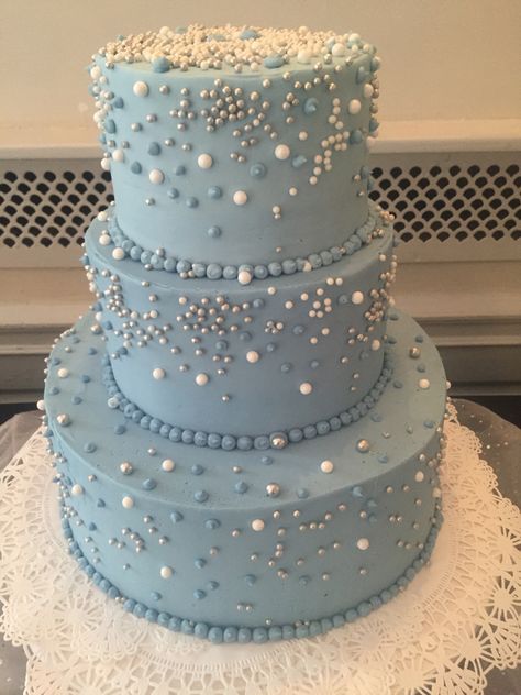 Wedding Cake Elegant Classy, Sparkle Wedding Cakes, Blue Sweet 16, Quince Cake, Sweet Sixteen Cakes, Sparkle Cake, Blue Birthday Cakes, Quinceanera Cakes, Sweet 16 Birthday Cake