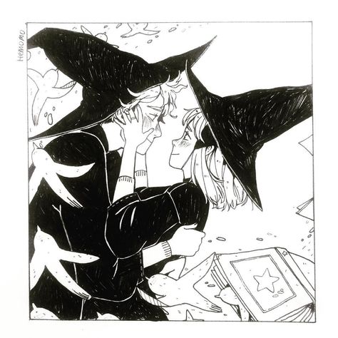 Halloween Poses Drawing Couple, Artist Couple, Witch Drawing, Arte Sketchbook, Witch Art, Art Reference Photos, Halloween Art, Art Sketchbook, Pretty Art