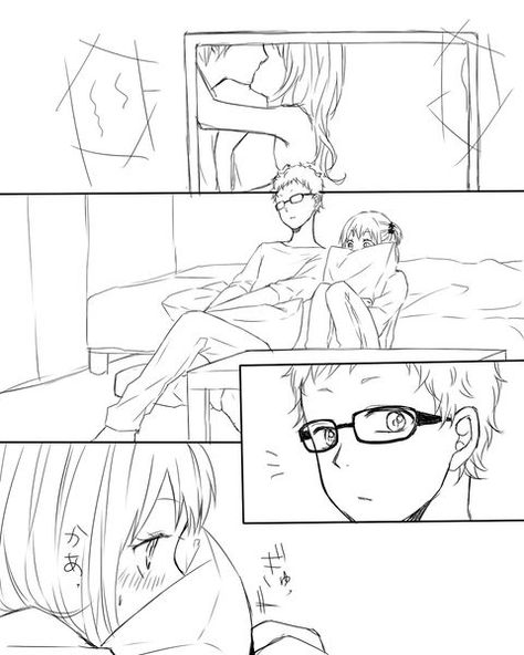 Tsukishima x Yachi part. 1 #hq #haikyuu #tsukishimakei #yachi #megane #tsukki #tsukishima Tsukiyama Haikyuu, Yachi Hitoka, Haikyuu Yachi, Anime Kiss Gif, Haikyuu Tsukishima, Tsukishima Kei, Kuroo Tetsurou, Haikyuu Karasuno, Haikyuu Ships