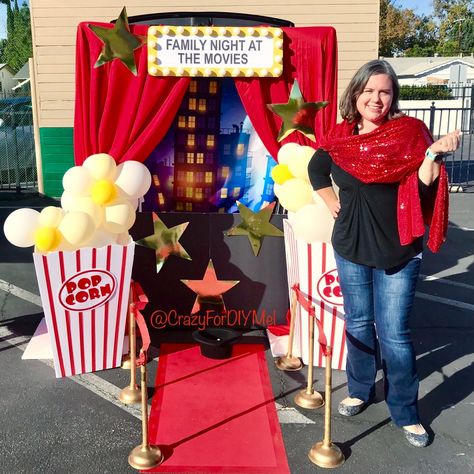 Fun Red Carpet and Popcorn at the Movies Trunk or Treat Tutorial – Crazy for D.I.Y. Cinema Trunk Or Treat, Movie Theater Theme Trunk Or Treat, Red Carpet Trunk Or Treat Ideas, Hollywood Trunk Or Treat, Movie Theatre Trunk Or Treat, Drive In Trunk Or Treat Ideas, Drive In Movie Trunk Or Treat, Trunk Or Treat Movie Theater, Trunk Or Treat Popcorn Theme