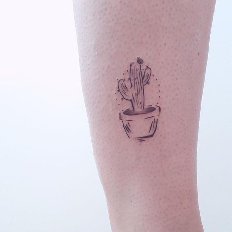 Tattoo Cactus, Cactus Tattoos, Cactus Tattoo, Pisces Tattoos, Badass Tattoos, Little Tattoos, Trendy Tattoos, Forearm Tattoos, Piercing Tattoo