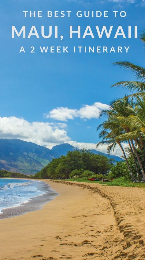 Headed to the beautiful beaches of Maui, Hawaii soon? Here's my 2 week itinerary guide full of things to do, where to stay, and more! #mauihawaii #thingstodoinhawaii Therapist Tips, Travel Therapy, Maui Itinerary, I Need Vitamin Sea, Poipu Beach, Trip To Maui, Maui Beach, Hanalei Bay, Maui Travel