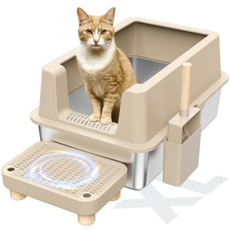 Enclosed Litter Box, Cleaning Litter Box, Cat Litter Box Enclosure, Cat Litter Tray, Kitty Litter, Litter Box Enclosure, Cat Essentials, Litter Tray, Clean Environment