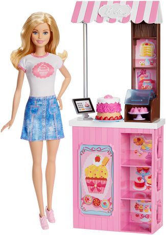 Barbie Bakery, Barbie Careers, Bakery Owner, Barbie Website, Cupcake Plate, Barbie Playsets, Mattel Shop, Barbie Mattel, Barbie Cake