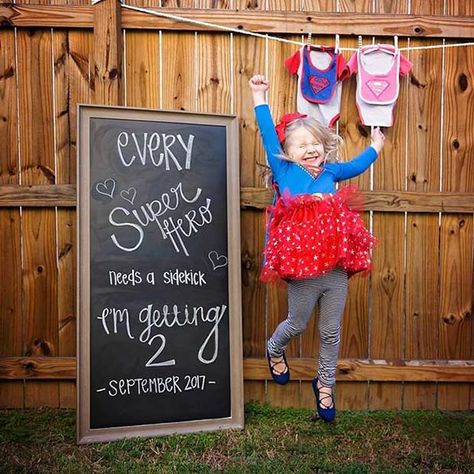 Big Sister Chalkboard Pregnancy Announcement Pregnancy Announcement Shoes, New Year Baby Announcement, Twin Baby Announcements, Second Baby Announcements, Baby Announcement Ideas, Twins Announcement, Pregnancy Announcement Big Sister, Pregnancy Announcement Sibling, Twin Pregnancy Announcement