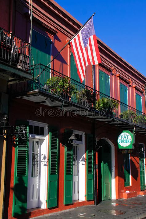 New Orleans French Quarter Pat Obriens. A daytime view of the French Colonial ar , #AFF, #daytime, #Obriens, #Colonial, #view, #French #ad Pat Obriens, Scene Green, Bright Landscape, Usa Places, The French Laundry, Haunted History, Piano Bar, New Orleans French Quarter, French Colonial