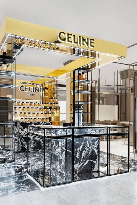 Celine Store, Harrods London, Retail Store Design, Pop Up Stores, Luxury Store, Retail Design, Retail Store, Store Design, Harrods