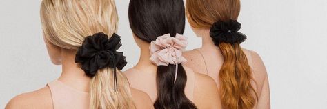 Diy Hair Scrunchies, Scrunchies Diy, Silk Scrunchies, Glam Hair, Half Updo, Celebrity Hair Stylist, Beauty Influencer, High Ponytails, No Color