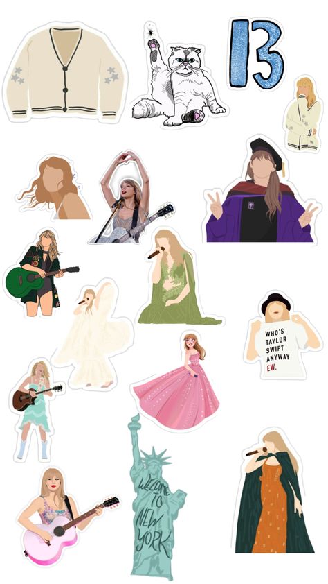 Adesivos Taylor Swift, Swift