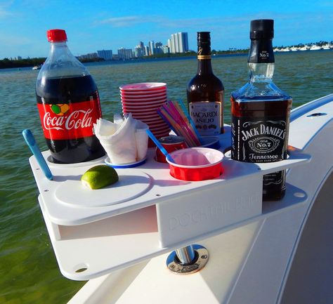 Boat Storage Ideas, Atv Storage, Boat Organization, Boat Bar, Boating Tips, Rum Bottle, Boat Cleaning, A Place For Everything, Boat Storage