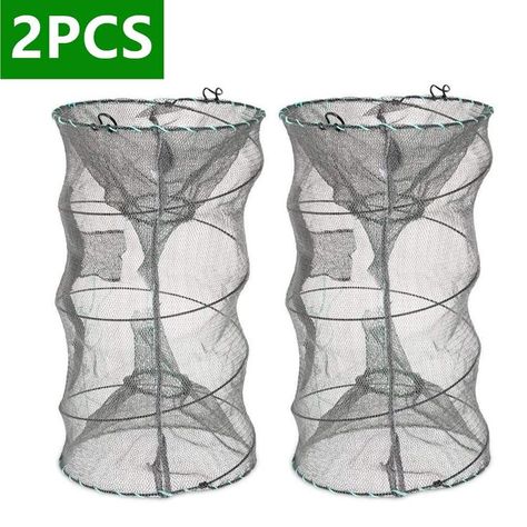 ieasky Fishing Bait Trap,2 Packs Crab Trap Minnow Trap Crawfish Trap Lobster Shrimp Collapsible Cast Net Fishing Nets Portable Folded Fishing Accessories,12.6X20.1inches Crawfish Traps, Minnow Trap, Crab Net, Fishing Traps, Crab Trap, Bait Trap, Cast Nets, Net Fishing, Operation Christmas Child