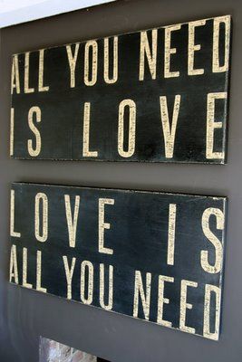 hall. Rockett St George, Barn Board, Love Signs, Wonderful Words, All You Need Is Love, Handmade Wedding, Cool Items, Diy Wall, Love Love