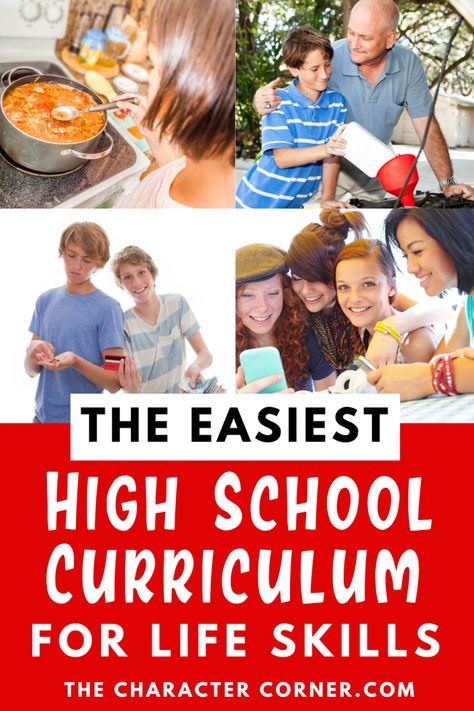 High School Life Skills, Life Skills Kids, High School Teen, Middle School Life, Life Skills Class, Life Skills Curriculum, Functional Life Skills, Life Skills Lessons, High School Curriculum