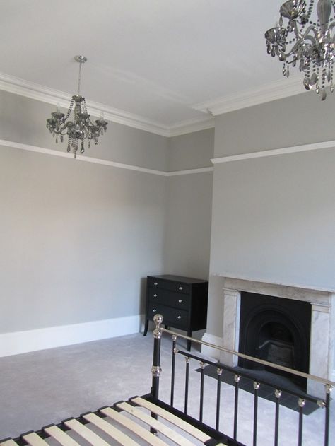 Pavillion Grey by Farrow & Ball Pavilion Grey, Gray Room, Perfect Living Room, Grey Paint, Grey Room, Farrow And Ball, Grey Bedroom, Advanced Style, Paint Colours