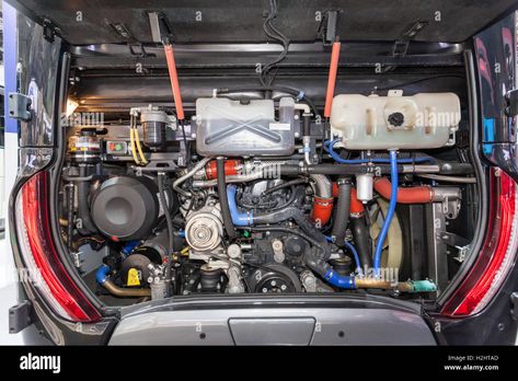 Download this stock image: Engine bay in the back of a modern bus - H2HTAD from Alamy's library of millions of high resolution stock photos, illustrations and vectors. Bus Engine, Home Screen Wallpaper Hd, Screen Wallpaper Hd, Engine Bay, Image Processing, Vw Bus, Commercial Vehicle, Screen Wallpaper, Pigeon